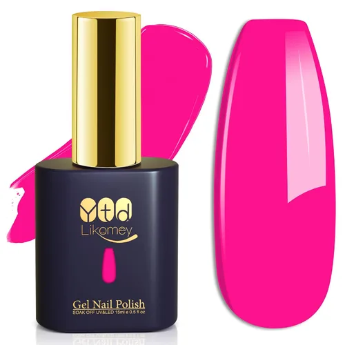 Miniatura 16 de YTD Likomey Esmalte de uñas de gel blanco, 0.5 onzas líquidas, manicura y pedicura para manicura y pedicura de verano, esmalte de color UV, 0.5