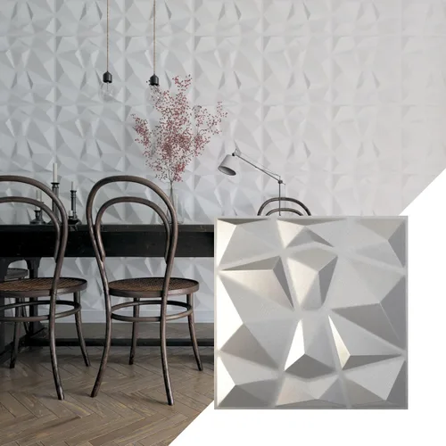 Miniatura 13 de Ekena Millwork 19 5/8 pulgadas de ancho x 19 5/8 pulgadas de alto, Niobe EnduraWall decorativo 3D, laguna satinada (cubre 2.67 pies cuadrados).