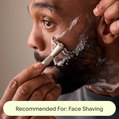 Miniatura 3 de Leaf Thorn Razor by Leaf Shave, maquinilla de afeitar de una sola hoja de metal para hombres y mujeres, cabeza fija con asistencia de carga