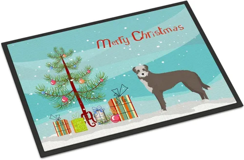Miniatura 154 de Caroline's Treasures CK3799MAT Akita Shepherd - Tapete de árbol de Navidad de 18 x 27 pulgadas, tapete para puerta delantera, interior y exterior