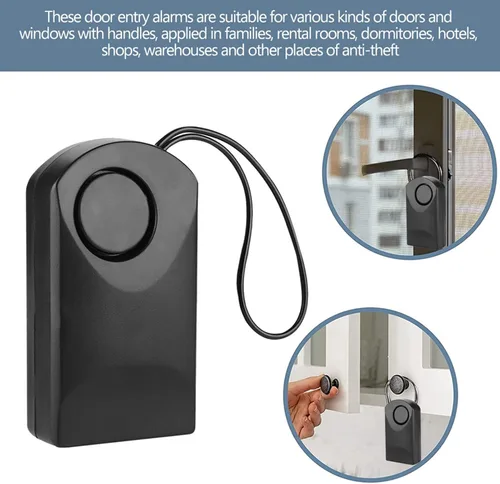 Miniatura 4 de Alarmas de puerta para tu hogar 120 dB sensor táctil antirrobo alarma de seguridad perilla de puerta