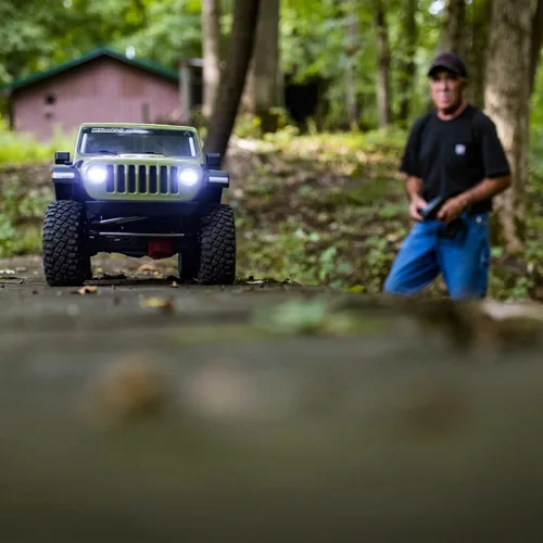 Miniatura 8 de Camioneta RC Axial 1/6 SCX6 Jeep JLU Wrangler 4WD Rock Crawler RTR (baterías y cargador no incluidos): Verde, AXI05000T1
