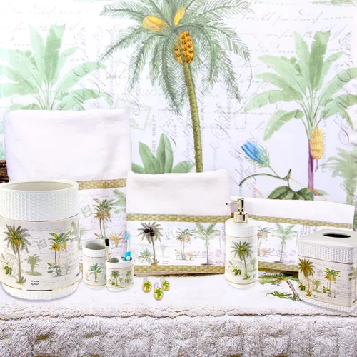 Miniatura 2 de Avanti Linens - Toalla de algodón suave y absorbente, palma de colonia Colonia Palm