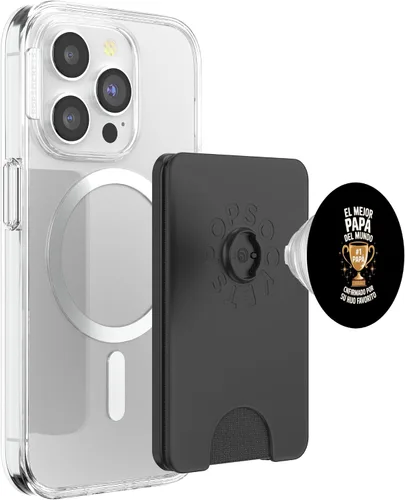 Miniatura 3 de El Mejor Papa Del Mundo PopSockets PopWallet for MagSafe