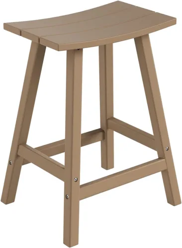 Miniatura 13 de HDPE Laguna Contempo - Taburete de bar de 29", color negro