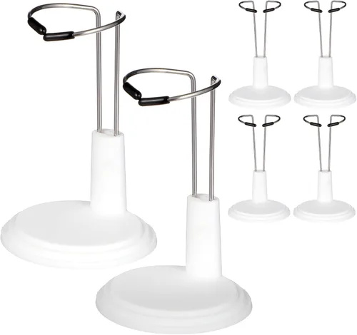Miniatura 2 de 6 soportes pequeños para muñecas, soporte ajustable para figuras con alambre de cintura expandible, soporte de exhibición de muñeca de acción