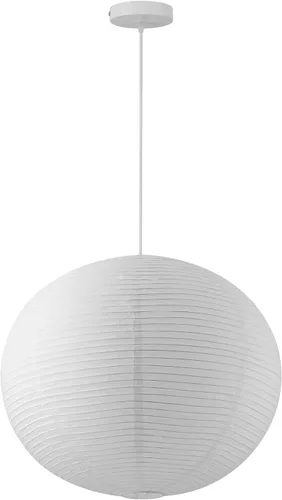 Kit de luz colgante de papel de arroz grande, luces de linterna de papel de globo blanco de 20 pulgadas, base E26, lámpara de linterna colgante