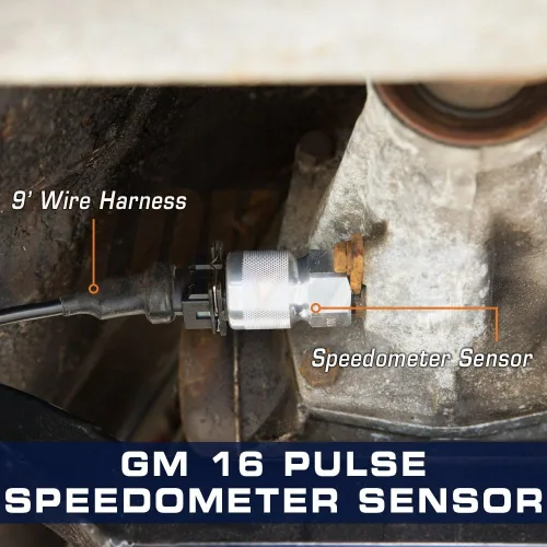 Miniatura 4 de Adaptador de Sensor de Velocímetro de 16 Pulsos GlowShift Compatible con Transmisiones GM y Mopar - Convierte la Señal Mecánica de Transmisión a