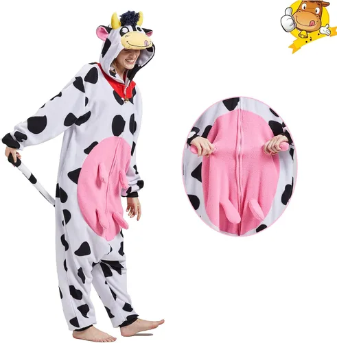 Miniatura 4 de Pijama unisex de una sola pieza para cosplay, disfraz de Halloween
