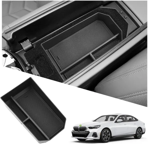 Miniatura 22 de Organizador de consola inferior compatible con Nissan Rogue (S/SL/SV/Platinum) 2021 2022 2023 2024 2025 2026 Nissan Rogue (S/SL/SV/Platinum) Bandeja