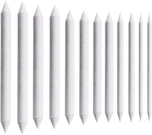 Juego de 12 piezas de tocón y tortillones de mezcla de artistas, mezcladores de arte, herramienta de mezcla de dibujo, para artistas, estudiantes,