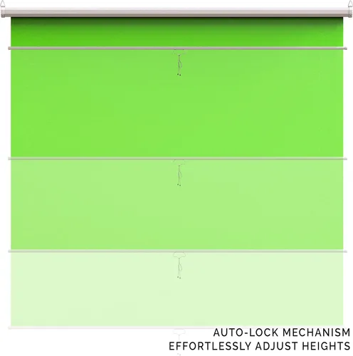 Miniatura 5 de Estilo más amplio: pantalla verde KHOMO Gear de 84 x 84 pulgadas, proyector desplegable extragrande, telón de fondo de pantalla verde, pantalla