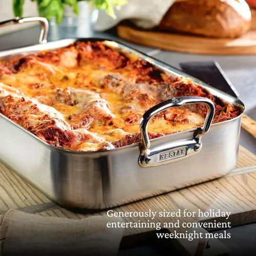 Miniatura 7 de Hestan Provisiones: tostador clásico revestido de 16.5" con estante de acero inoxidable