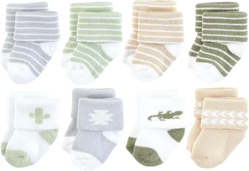 Miniatura 111 de Hudson Baby - Calcetines de algodón para bebés recién nacidos y Terry para niñas bebés