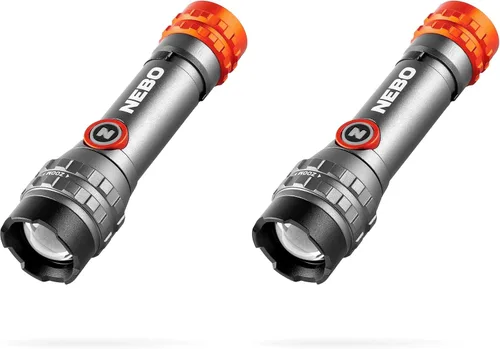 Miniatura 7 de NEBO DAVINCI - Linterna y cargador portátil Lúmenes muy altos, recargable, linterna de mano impermeable para camping y caza, banco de energía USB