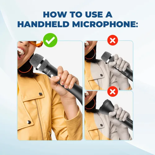 Miniatura 8 de Amplificador de voz inalámbrico Bluetooth, micrófono profesional inteligente con cancelación de ruido, micrófono de mano/escritorio de 15W con 3
