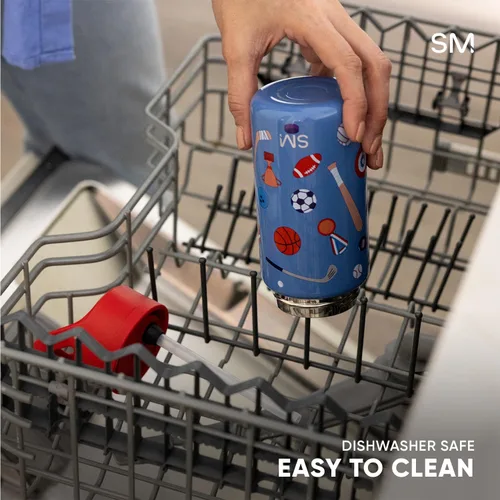 Miniatura 5 de Simple Modern Botella de agua para niños con tapa con pajilla, vaso aislado de acero inoxidable de 14 onzas para niños y a prueba de derrames