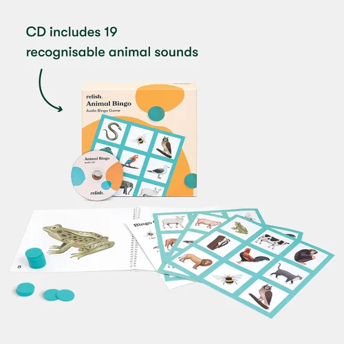 Miniatura 3 de Relish Animal Bingo Game - Productos para el Alzheimer y actividades de demencia, juegos de demencia y regalos para personas mayores y ancianos