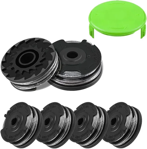 2900719 Bobina de repuesto para recortadora de doble línea de 0.065 pulgadas compatible con Greenworks 2101602 y 2101602A, paquete de 7 de 20 pies