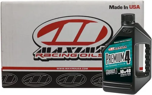 Miniatura 3 de Maxima Racing Oils 34901-2PK Premium4 10W40 Aceite para motor de motocicleta 1L Botella, 2-Pack