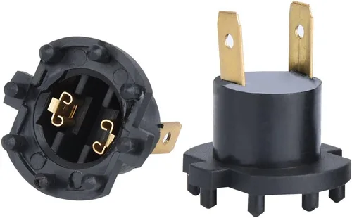 Miniatura 2 de Soporte de bombilla para faros delanteros, piezas de repuesto duraderas para automóviles, soporte de enchufe de bombilla de faro, paquete de 2