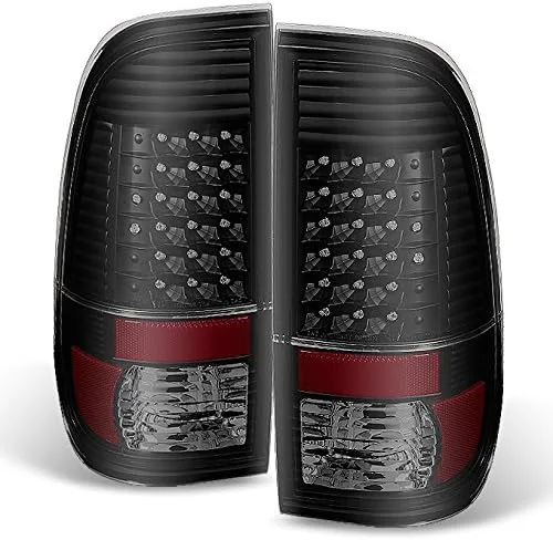 AKKON - Para Black Smoke 97-03 F150 97-99 F250 LD 99-07 Superduty LED luces traseras luces traseras par de repuesto