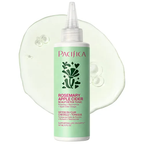 Pacifica Tónico Desintoxicante para el Cuero Cabelludo – Exfoliante para el Cuero Cabelludo de Romero y Vinagre de Sidra de Manzana, Enjuague