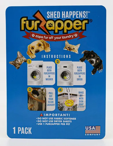 Miniatura 3 de 1 paquete de removedor de pelo de mascotas FurZapper para lavandería