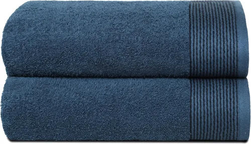 Miniatura 8 de BELIZZI HOME Juego de 2 toallas de baño ultrasuaves de gran tamaño, 28 x 55 pulgadas, 100% algodón, grandes, absorbentes, de secado rápido, ligeras