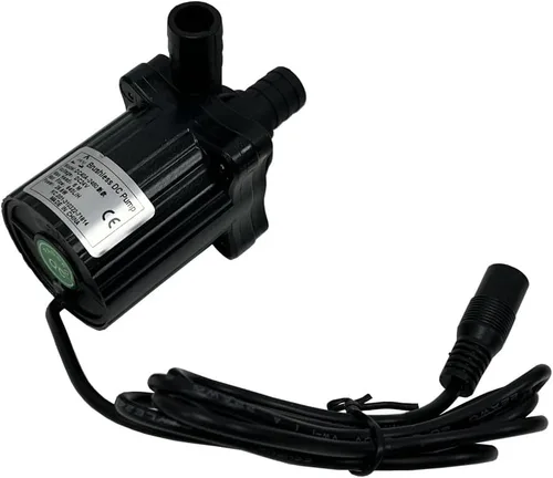 Miniatura 7 de SHYSKY Bomba de agua de 24 V CC, sumergible, accionada magnéticamente, más potente DC40A-2460 28W 6M 19 pies, 221 GPH para fuente de pecera