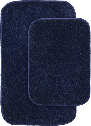 Miniatura 39 de Garland Rug Gramercy - Alfombra de baño rectangular lavable de polipropileno de felpa de 20 x 34 pulgadas, color azul lavabo, suave, absorbente