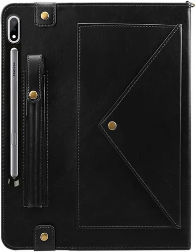 Miniatura 7 de Bolso Funda para Samsung Galaxy Tab S10 FE/S9 FE 10.9"/S9/S8/S7 11", Techcircle Folio con Soporte Cruzado, Billetera con Ranura para Lápiz S Pen