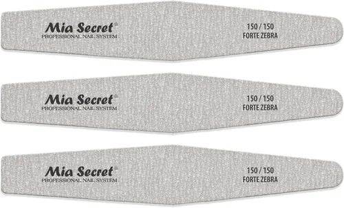 Miniatura 2 de Mia Secret Forte Zebra Diamond Lima de uñas (centro rosa, 5)