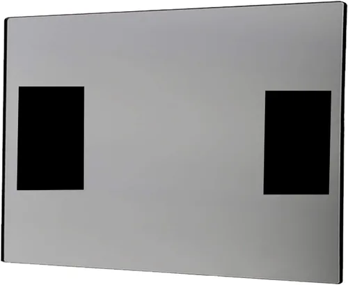 Miniatura 2 de Marketing Holders Lámina de espejo acrílico de 8.5 x 11 pulgadas, azulejos con tiras magnéticas, plástico reflectante, ligero, plano con esquinas