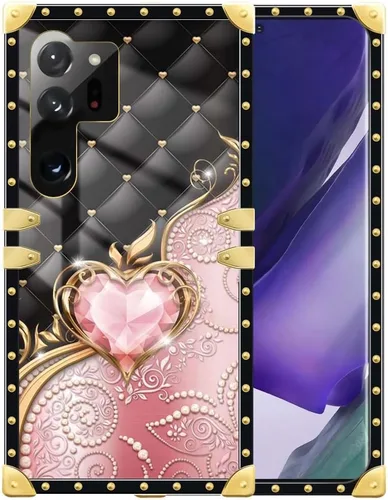 Miniatura 6 de Funda compatible con Samsung Galaxy S23 Ultra, J Crown Queen con estampado de leopardo de lujo, elegante, suave, TPU, a prueba de golpes, protección