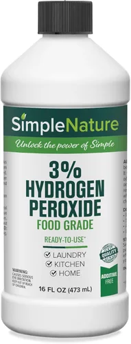 Miniatura 14 de SimpleNature 12% de peróxido de hidrógeno de grado alimenticio (16 onzas líquidas), limpiador natural multiusos, fabricado en Estados Unidos, ideal