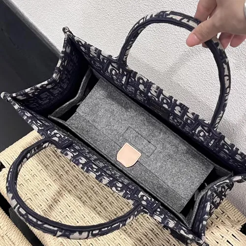 Miniatura 7 de Doxo Organizador de bolso para bolsos, organizador de fieltro para bolso con 2 tamaños, inserto de bolsa compatible con bolsas D grandes para libros