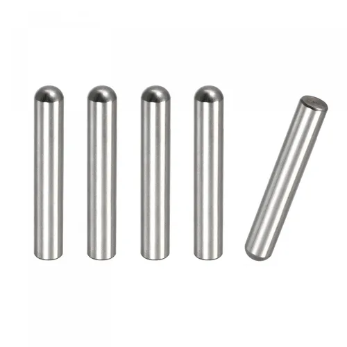 Miniatura 22 de uxcell Pasadores de clavija de 0.197 x 1.969 in, 5 piezas de acero inoxidable 304 de cabeza redonda plana biselada, pasadores de litera, pasadores