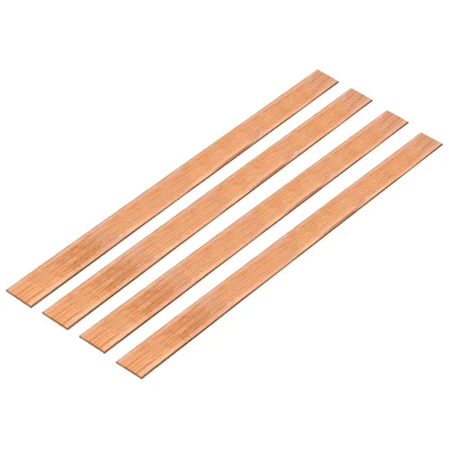 Miniatura 53 de MECCANIXITY 1 barra plana de cobre de 12 x 1 pulgada, barra de cobre de 1/4 pulgadas de grosor para proyectos arquitectónicos de sistemas de puesta