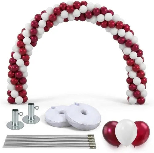 Miniatura 15 de PMU Graduation & Prom DYI Balloon Garland Arch Kit – Reusable Expandable Arch Frame with 2 Bases for Parties, Weddings & Events