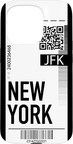 Miniatura 14 de Funda para iPhone 13 Pro Max New York Air Flight Ticket Phone Case