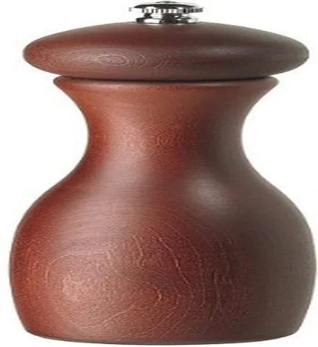 Miniatura 50 de Fletchers' Mill - Colección Marsala de molinillo de pimienta, cereza, 4 pulgadas, grosor ajustable fino a grueso, fabricado en Estados Unidos Negro