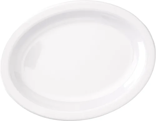 Miniatura 8 de Winco MMPR-6W - Plato redondo de melamina, 6.5 pulgadas, blanco (12 unidades), mediano