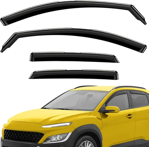 Miniatura 23 de Deflectores de ventana extra duraderos en el canal, protectores de lluvia aptos para Lexus GX 2010-2023, viseras solares, ventilación de viento