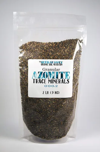 AZOMITE granular de 2 libras - Fertilizante granulado mineral de traza natural