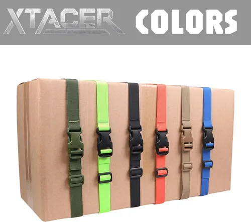 Miniatura 5 de XTACER Correa de accesorios para mochila, correas de equipaje, correa para saco de dormir con hebilla