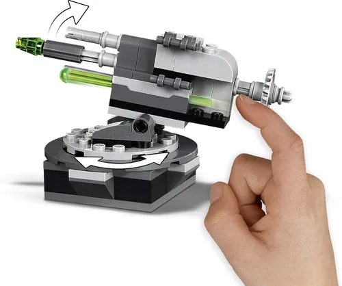 Miniatura 7 de LEGO Star Wars: Una Nueva Esperanza Cañón de la Estrella de la Muerte 75246 Kit de Construcción Avanzado con Droide de la Estrella de la Muerte