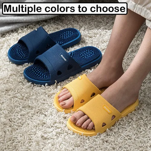 Miniatura 4 de Pantuflas de masaje para mujeres y hombres, acupresión para pies, fascitis plantar, deslizadores, sandalias de reflexología, zapatos de ducha