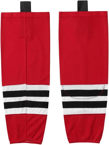 EALER Serie HS100 Calcetines de hockey sobre hielo de color de equipo Dry Fit para junior a senior y jóvenes a adultos