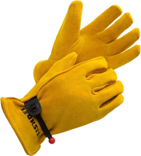 Guantes de trabajo para niños de 2 a 14 años, extra suaves de ante de ciervo, duraderos, flexibles, guantes genuinos de cuero para niños para